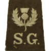 Scots Guards WW1 Cloth Shoulder Title