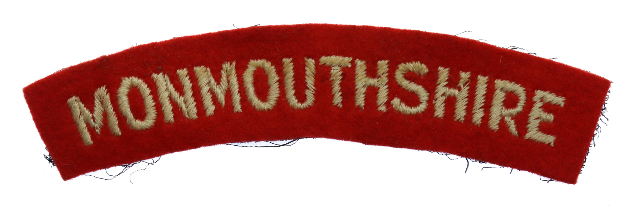 Monmouthshire Regiment (MONMOUTHSHIRE) Cloth Shoulder Title