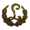 British Army Gun Layer Proficiency Brass Arm Badge