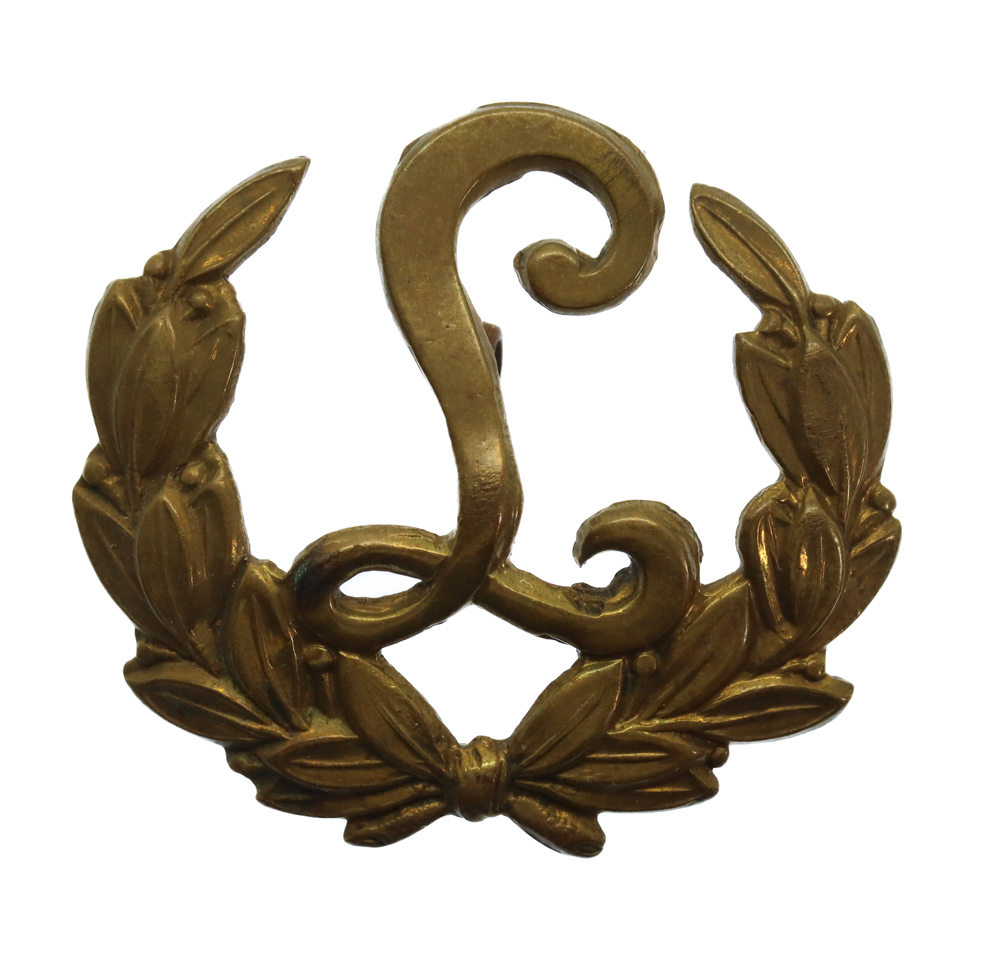 British Army Gun Layer Proficiency Brass Arm Badge