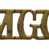 Machine Gun Corps (M.G.C.) Shoulder Title