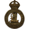Hertfordshire Regiment Cap Badge - King's Crown