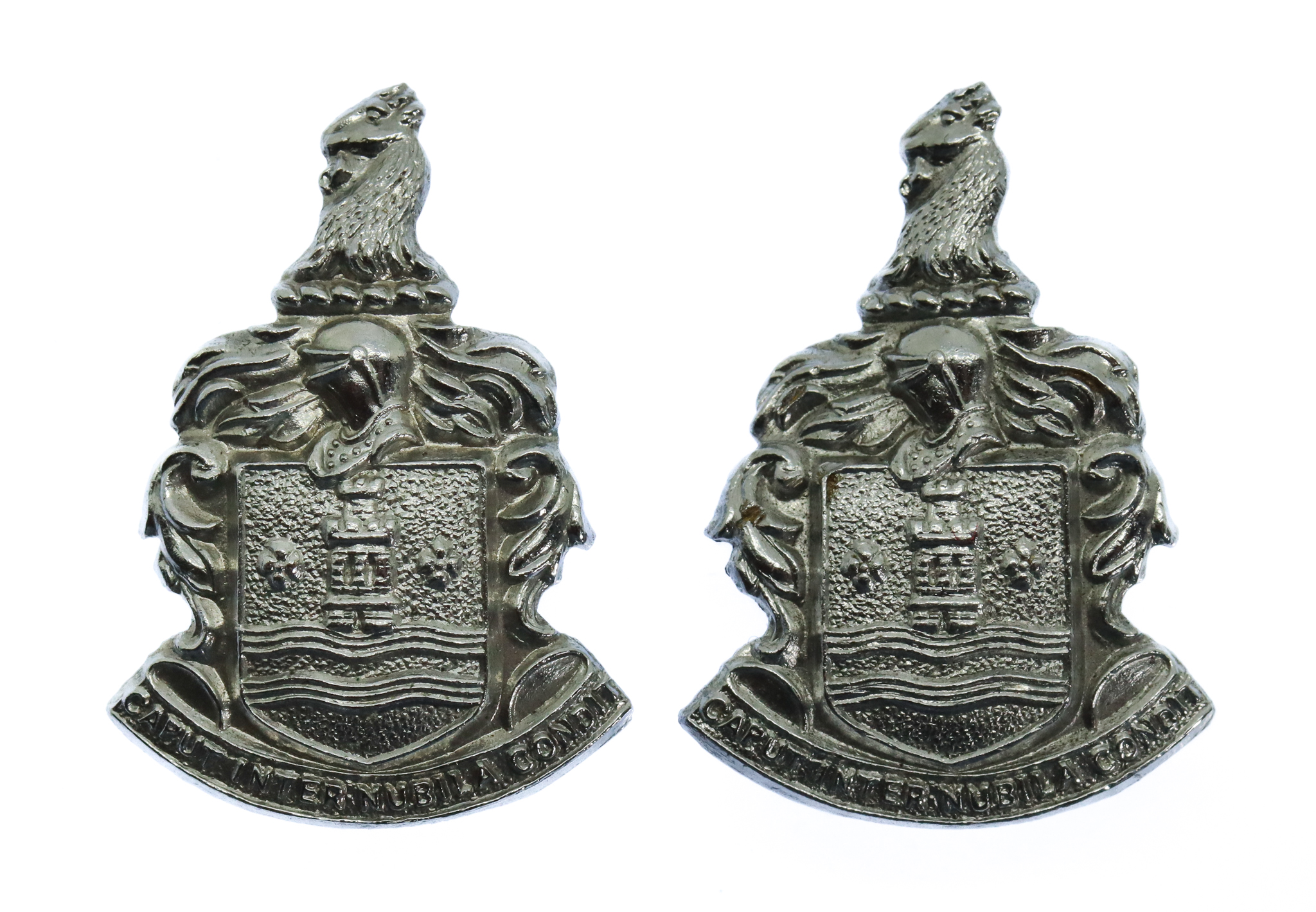 Pair of Gateshead Borough Police Collar Badges