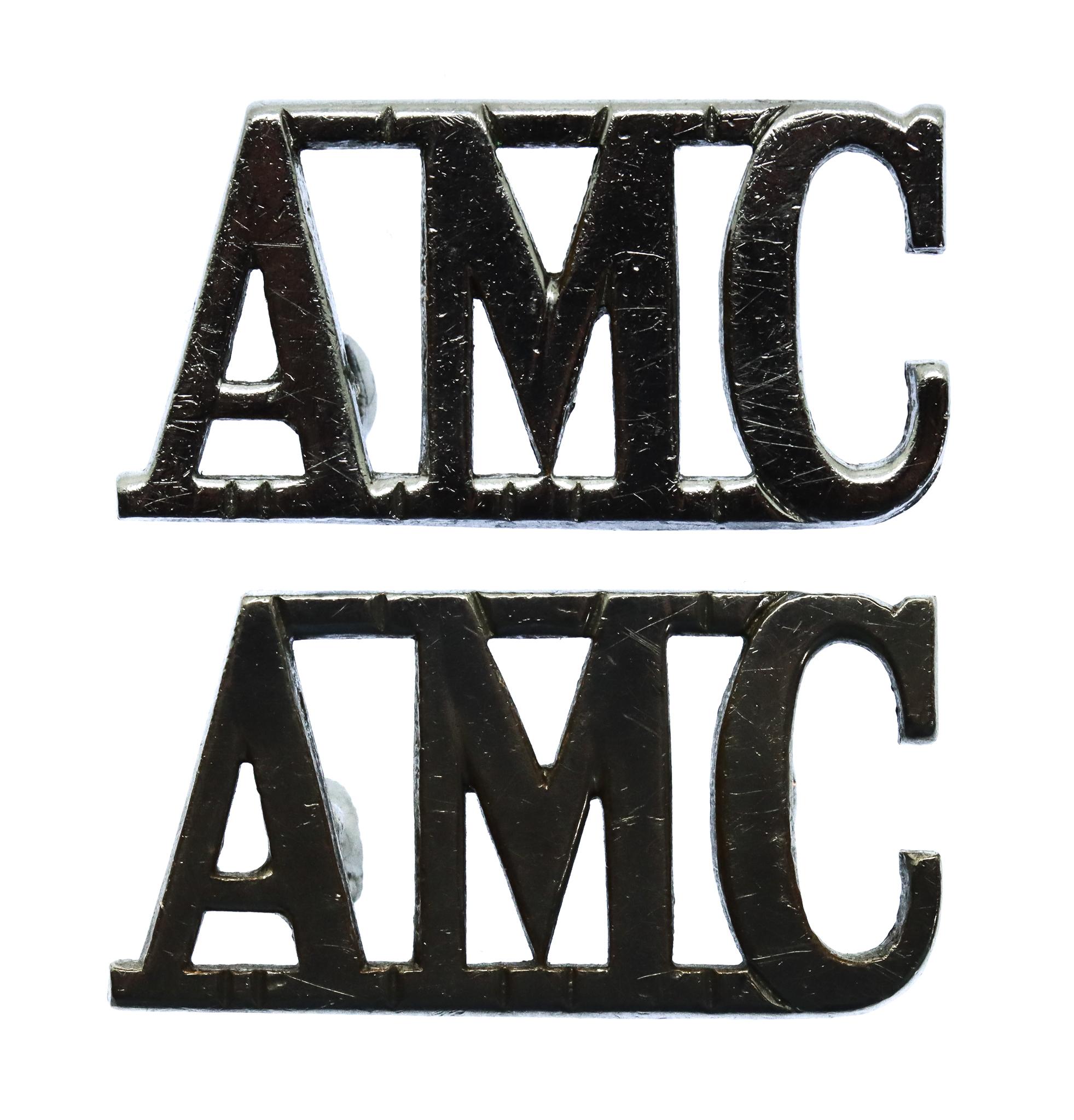 Pair of Air Ministry Constabulary (A.M.C.) Epaulette Badges