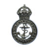 Admiralty Constabulary Chrome Collar Badge - King's Crown