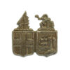 Great Western Railway Police White Metal Collar Badge