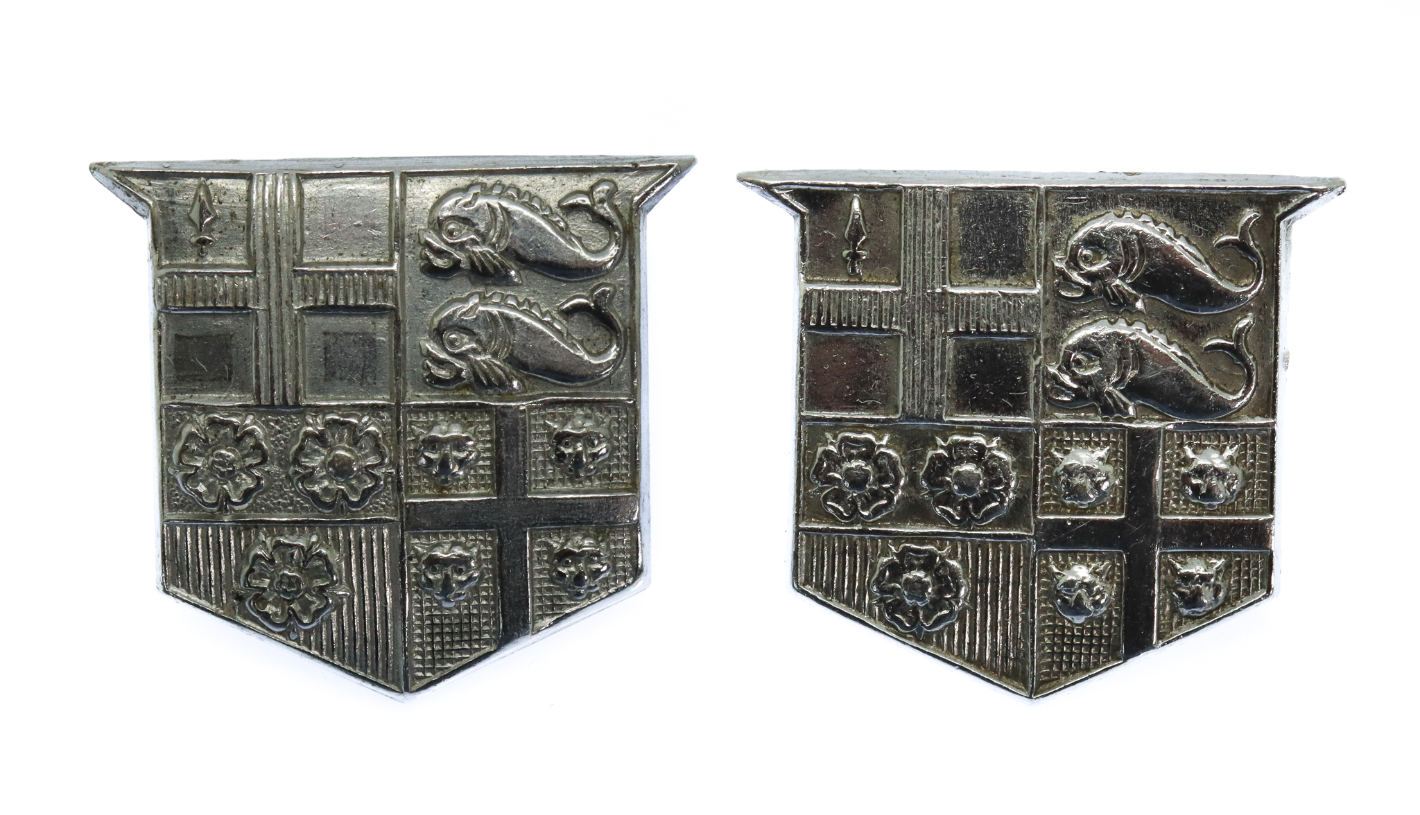 Pair of Southern Railway Police Collar Badges