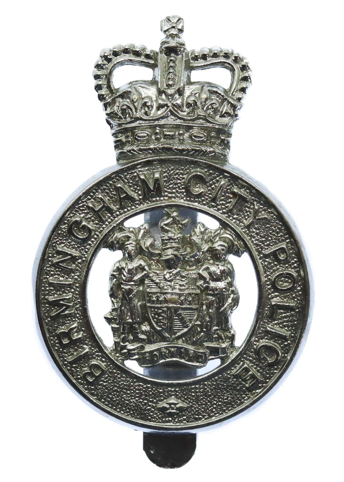 Birmingham City Police Cap Badge - Queen's Crown