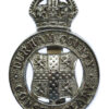 Durham County Constabulary Cap Badge - King's Crown