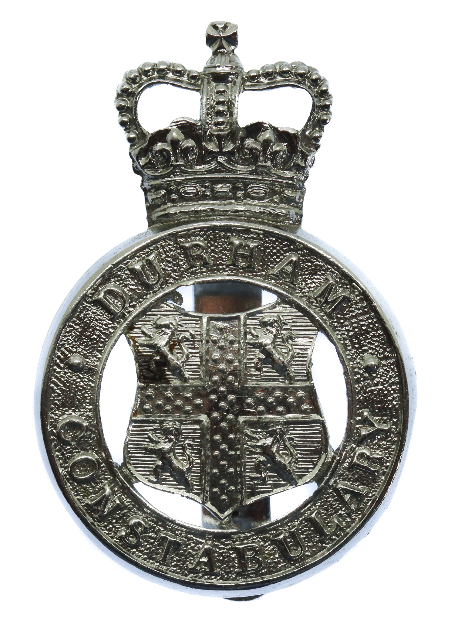 Durham Constabulary Cap Badge - Queen's Crown