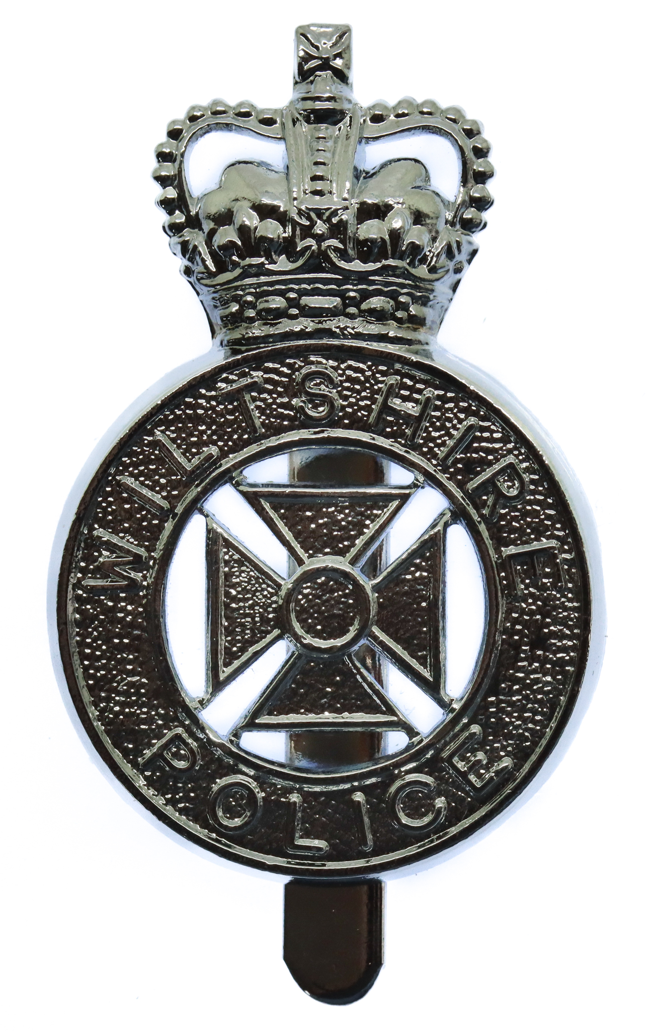 Wiltshire Police Cap Badge - Queen's Crown
