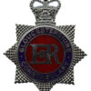 Gloucestershire Constabulary Enamelled Star Cap Badge - Queen's Crown