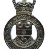 Derbyshire Constabulary Cap Badge - Queen's Crown