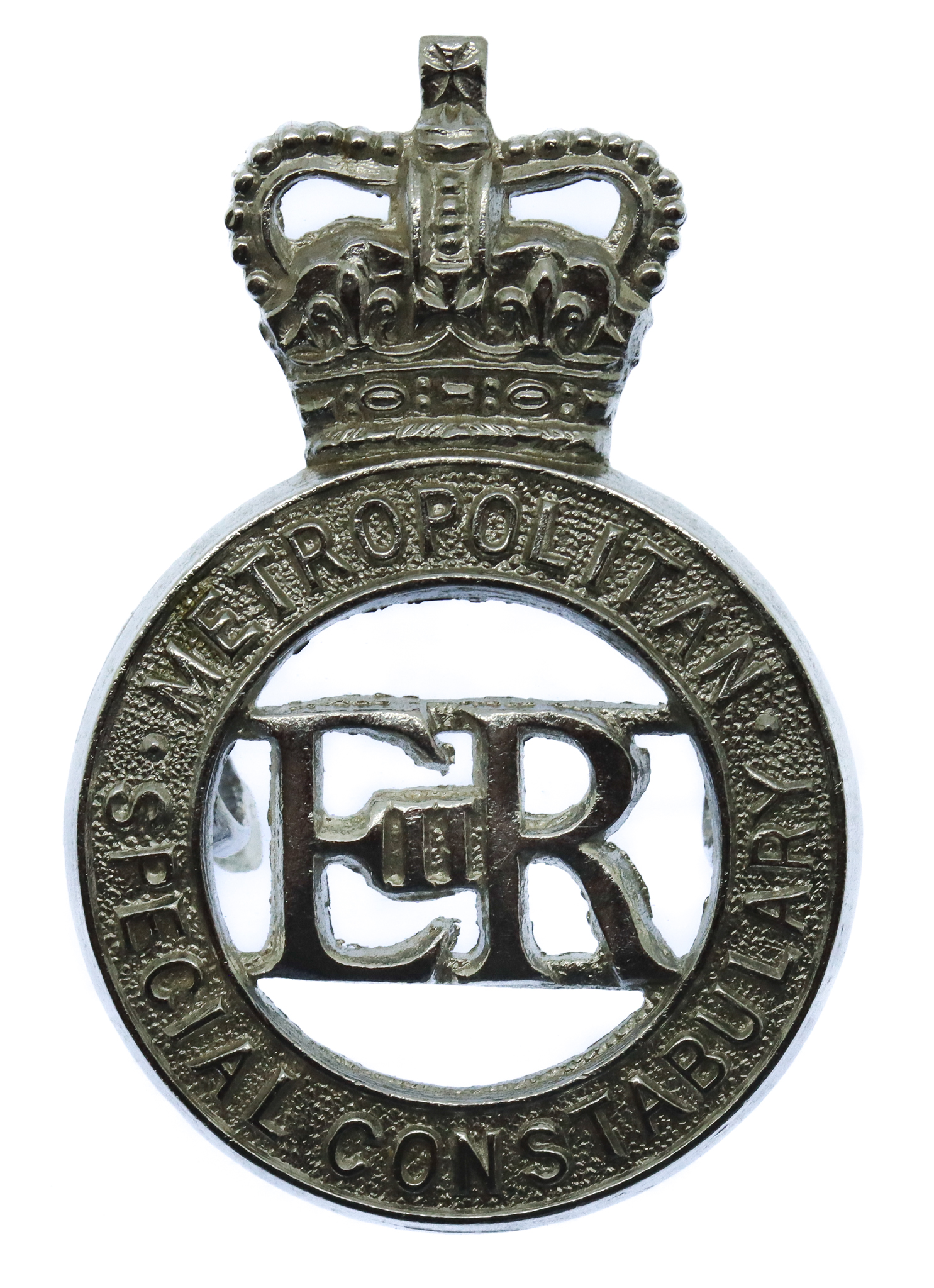 Metropolitan Special Constabulary Cap Badge - Queen's Crown