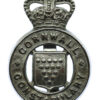 Cornwall Constabulary Cap Badge - Queen's Crown