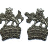 Pair of York & North East Yorkshire Police Collar Badges