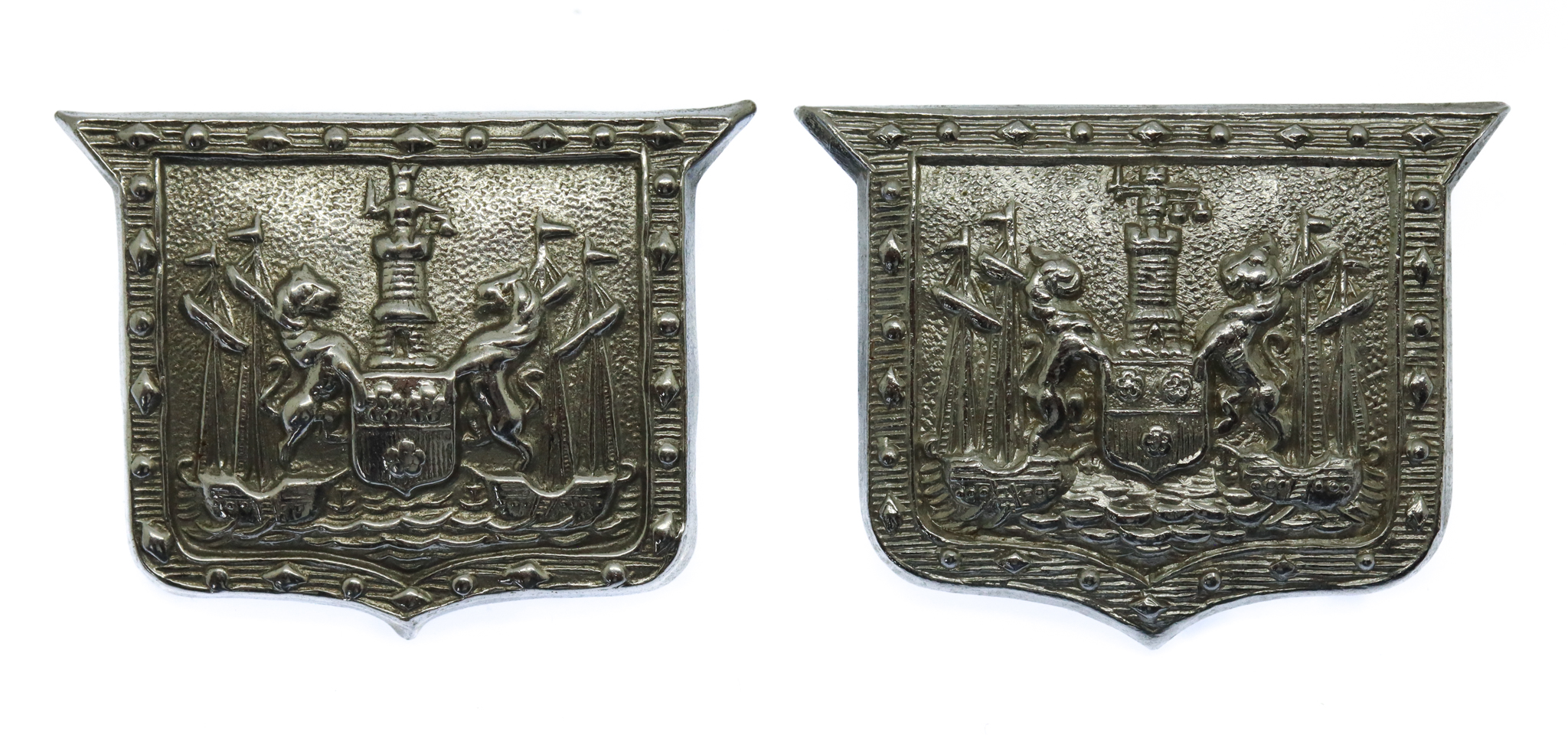 Pair of Southampton Police Collar Badges