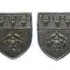 Pair of Derbyshire Constabulary Collar Badges
