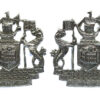 Pair of Port of London Authority Police Collar Badges