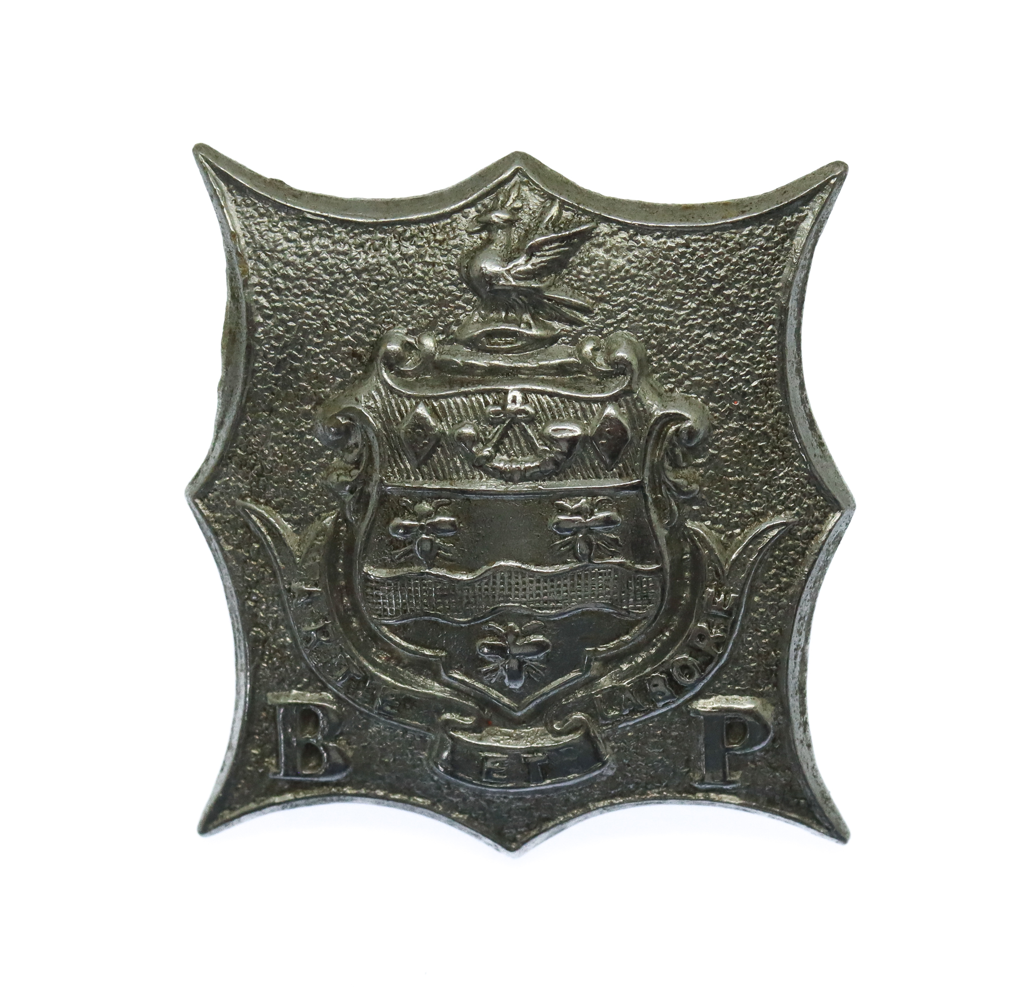 Blackburn Borough Police Coat of Arms Collar Badge