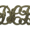 Dunfermline City Police (D.C.P.) White Metal Epaulette Badge 