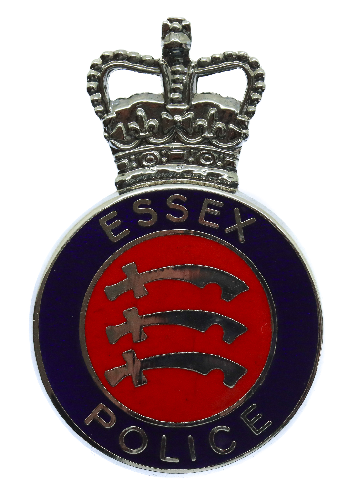 Essex Police Enamelled Cap Badge - Queen's Crown