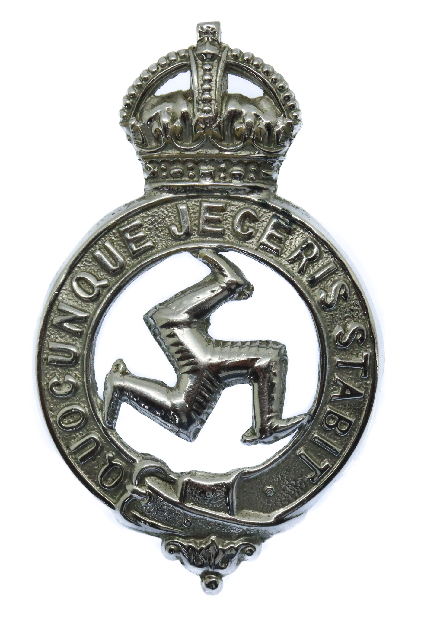 Isle of Man Constabulary Cap/Collar Badge - King's Crown