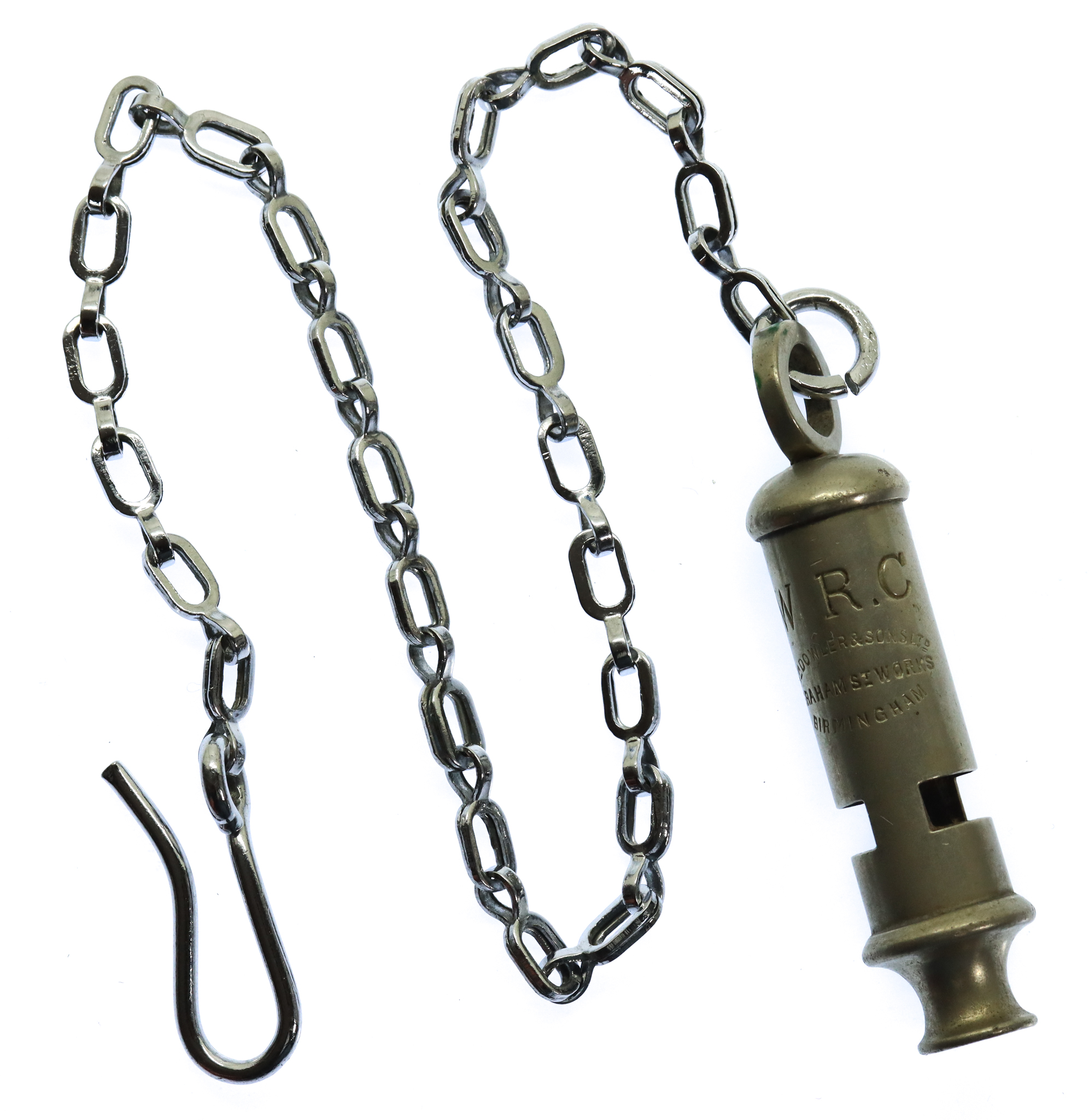 West Riding Constabulary Police Whistle & Chain