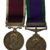 Campaign Service Medal (Clasp - Northern Ireland) and Long Service & Good Conduct Medal Pair - Cpl. J.V. Young, Royal Signals