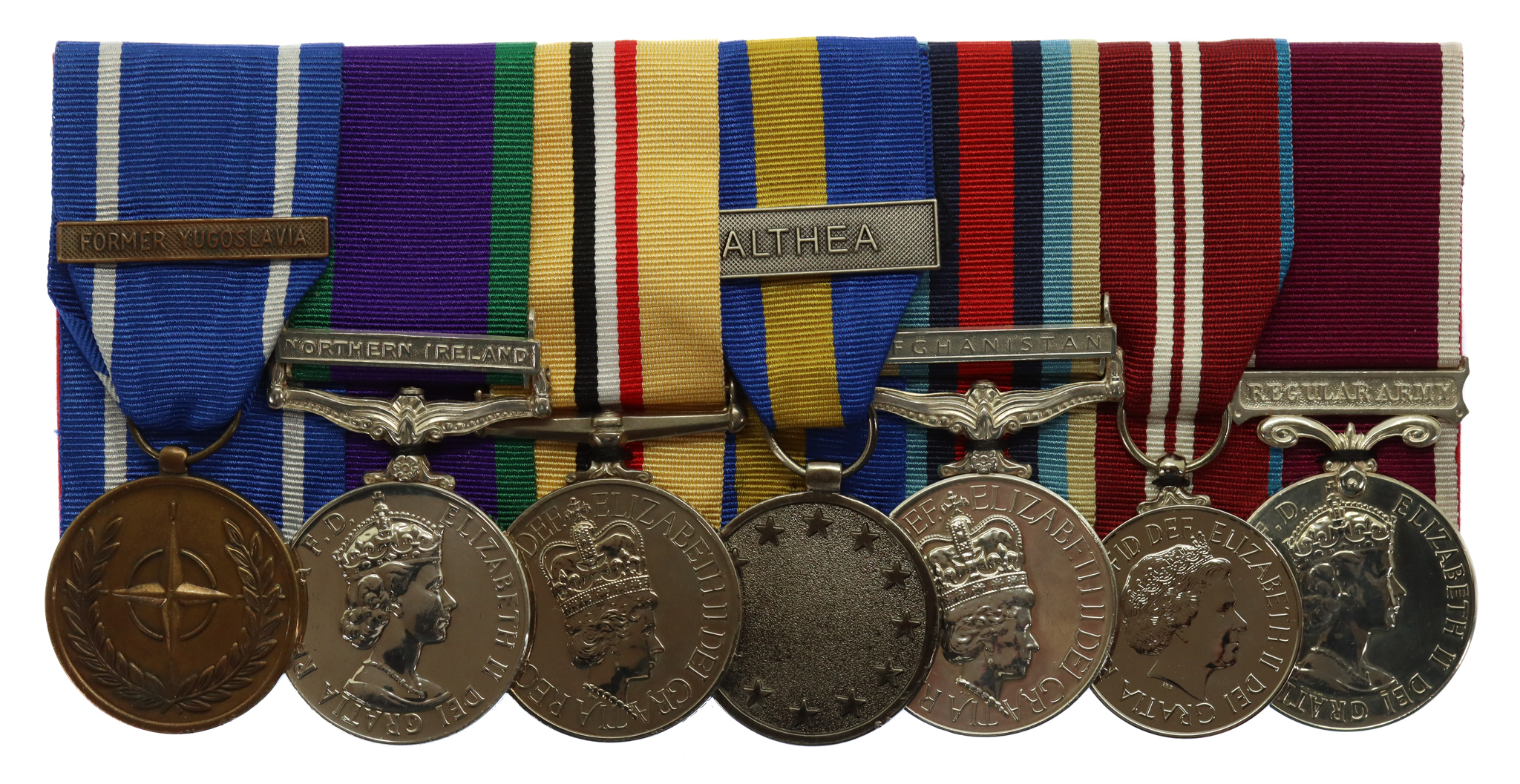 Campaign Service Medal (Northern Ireland), Iraq Medal, OSM Afghanistan and LS&GC Medal Group of Seven - Col. Sgt. J.A. Fuller, Welsh Guards