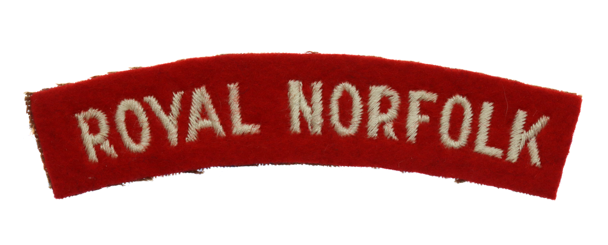 Royal Norfolk Regiment (ROYAL NORFOLK) Cloth Shoulder Title