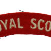 Royal Scots (ROYAL SCOTS) Cloth Shoulder Title