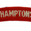 Northamptonshire Regiment (NORTHAMPTONSHIRE) Cloth Shoulder Title