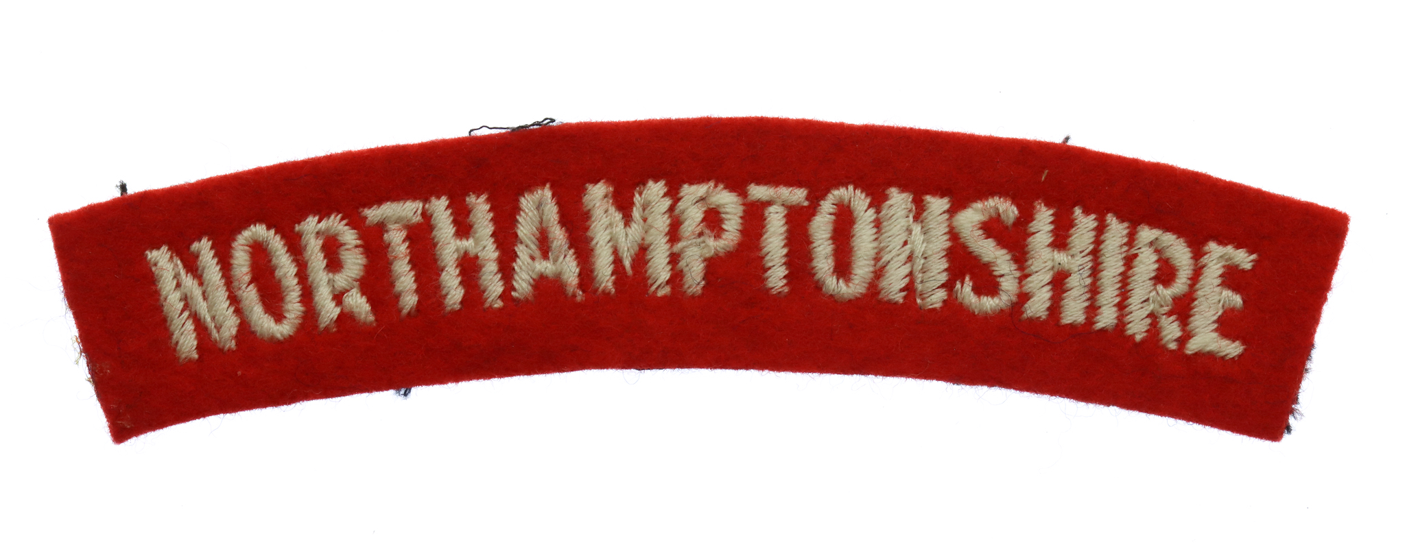 Northamptonshire Regiment (NORTHAMPTONSHIRE) Cloth Shoulder Title