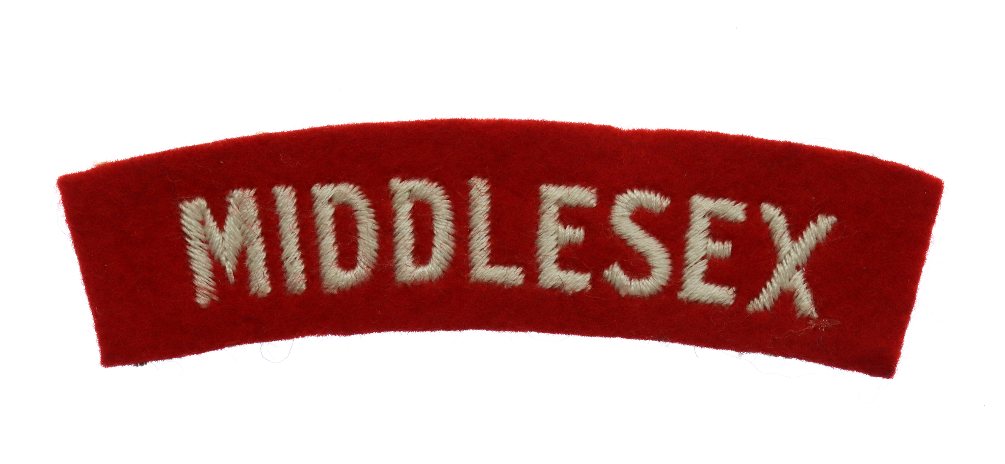 Middlesex Regiment (MIDDLESEX) Cloth Shoulder Title