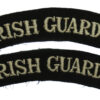 Pair of Irish Guards (IRISH GUARDS) Cloth Shoulder Titles