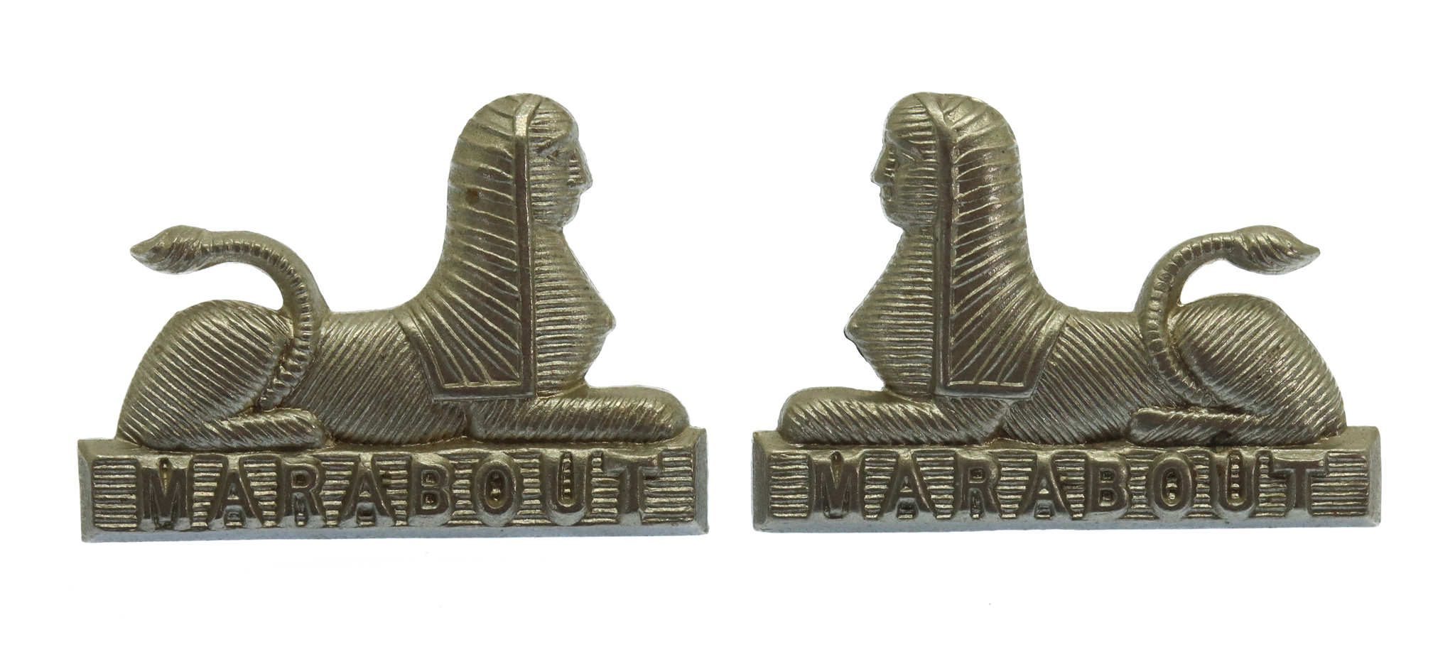 Pair of Dorsetshire Regiment Collar Badges