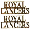 Pair of Royal Lancers (ROYAL/LANCERS) Shoulder Titles