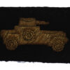 12th Lancers Armoured Car No.1 Dress Bullion Sleeve Badge