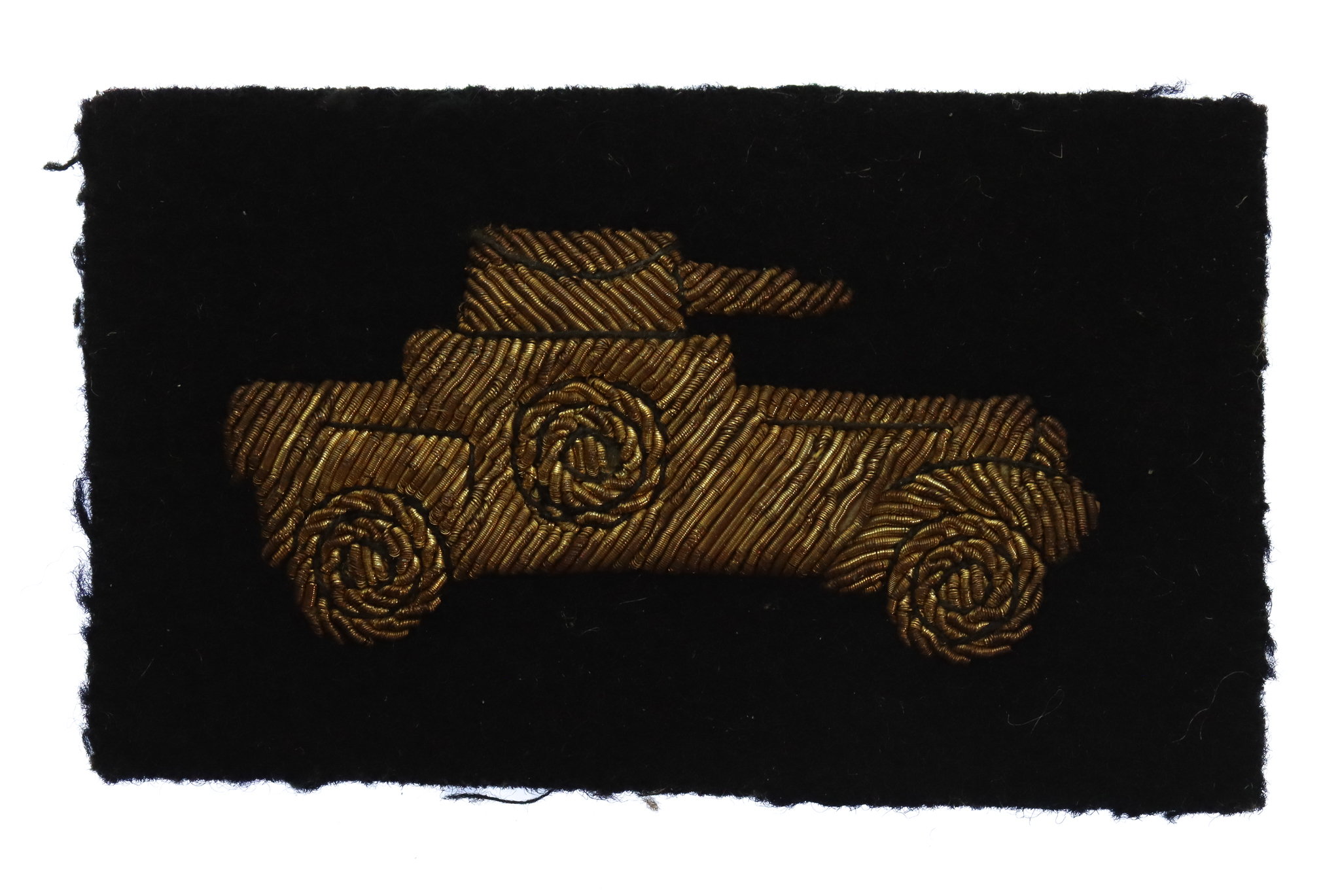 12th Lancers Armoured Car No.1 Dress Bullion Sleeve Badge