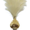Royal Highland Fusiliers (R.H.F.) Anodised (Staybrite) Cap Badge & Hackle