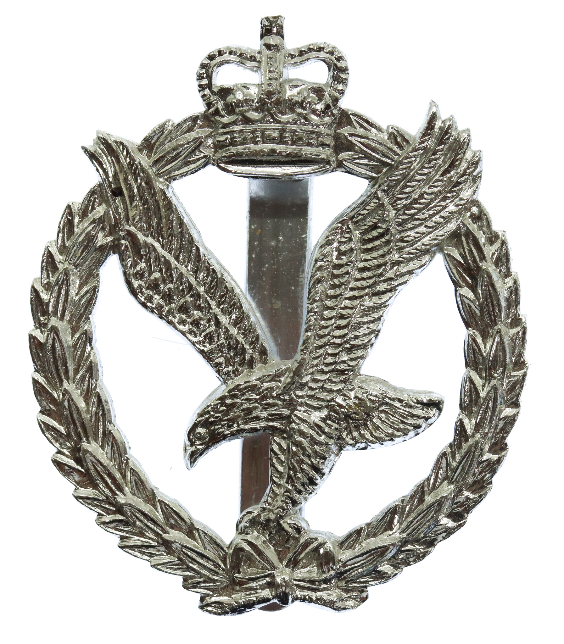 Army Air Corps Anodised (Staybrite) Cap Badge