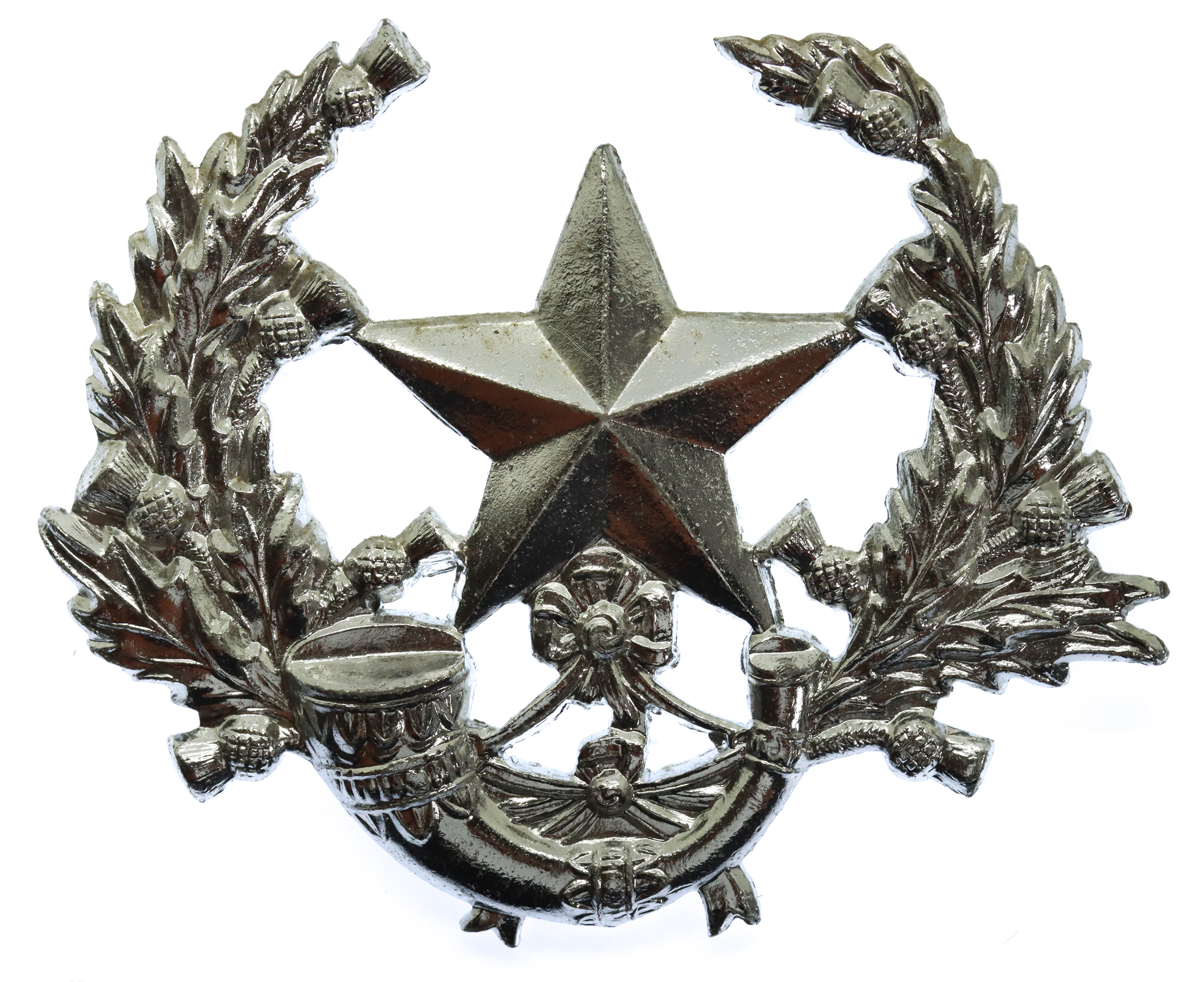 Cameronians (Scottish Rifles) Anodised (Staybrite) Cap Badge