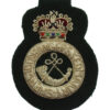 Sherwood Rangers Yeomanry Officer's Bullion Beret Badge - Queen's Crown