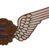 Royal Air Force (R.A.F.) Flight Engineer Brevet Wing Sweetheart Brooch