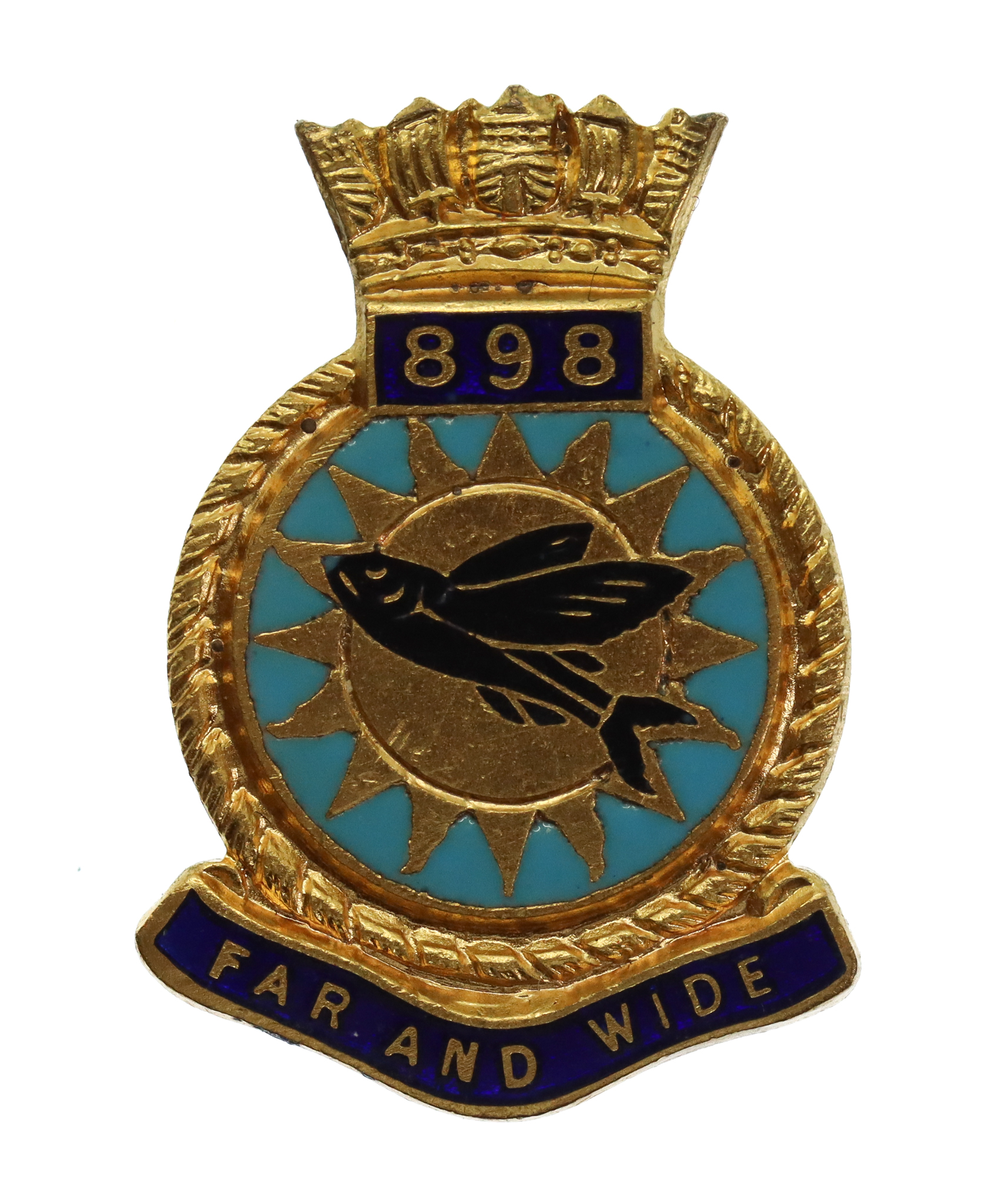 898 Naval Air Squadron Enamelled Lapel Badge