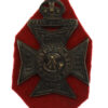 1st Cadet Bn. King's Royal Rifle Corps (K.R.R.C.) Beret Badge - King's Crown
