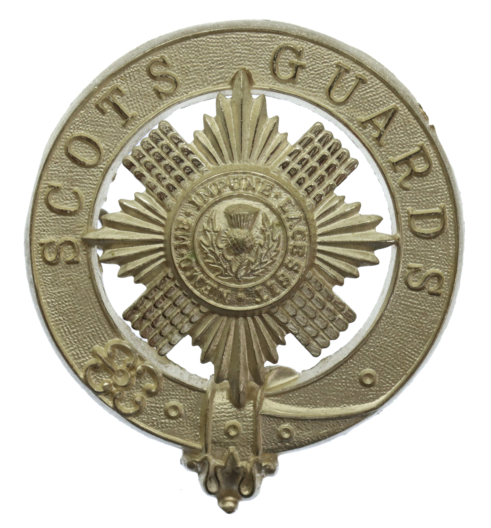 Scots Guards Pipers Glengarry Badge