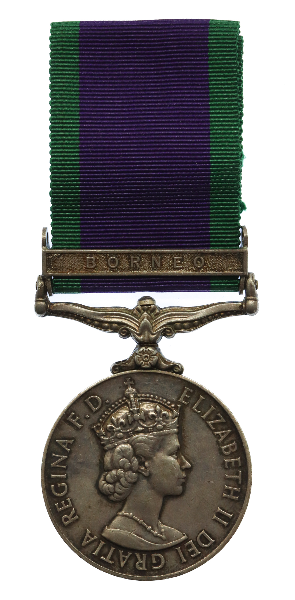 Campaign Service Medal (Clasp - Borneo) - Spr. Ranbahadur Khan, Gurkha Engineers