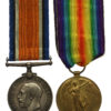 WW1 British War & Victory Medal Pair - Pte. G. Russell, Army Veterinary Corps